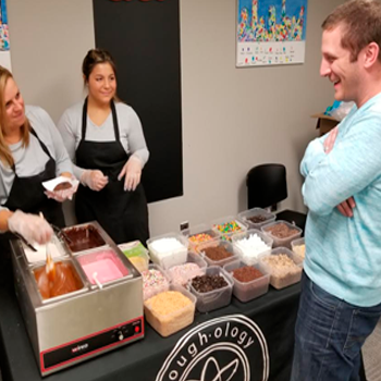 Time to make the doughnuts -- NCP has Doughology of Lynnbrook, NY at the office to treat the team